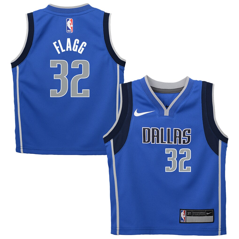 Preschool Dallas Mavericks Cooper Flagg Nike Blue Swingman Player Jersey - Icon Edition
