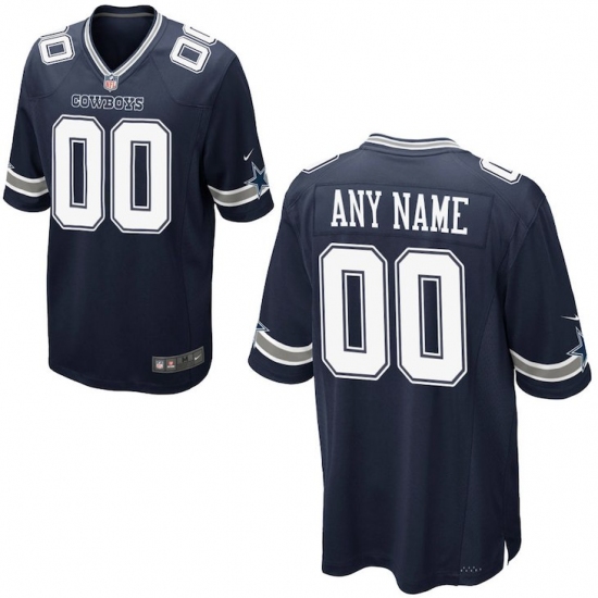Men's Dallas Cowboys Nike Navy Custom Game Jersey - Ujersey