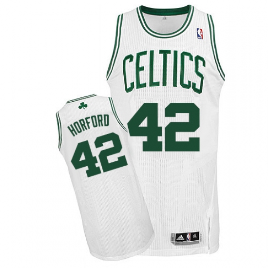 Youth Adidas Boston Celtics #42 Al Horford Authentic White Home NBA Jersey - Ujersey