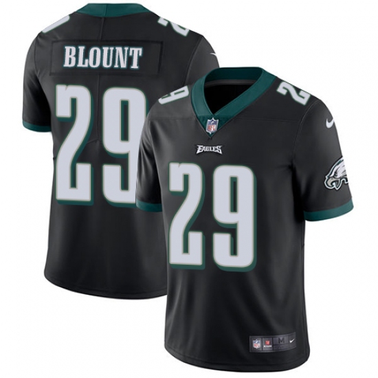 Men's Nike Philadelphia Eagles #29 LeGarrette Blount Black Alternate Vapor Untouchable Limited Player NFL Jersey - Ujersey