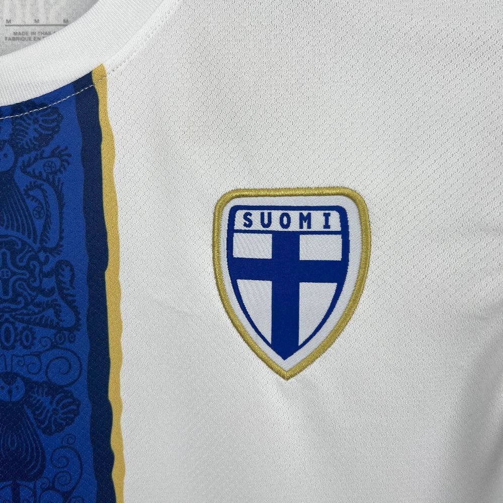 Finland Soccer Jersey Home Custom Shirt 2025 - ujerseystore