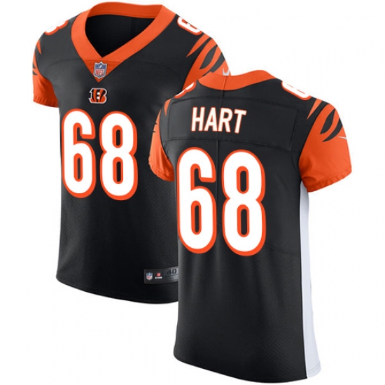 Men's Nike Cincinnati Bengals #68 Bobby Hart Black Team Color Vapor Untouchable Elite Player NFL Jersey - Ujersey