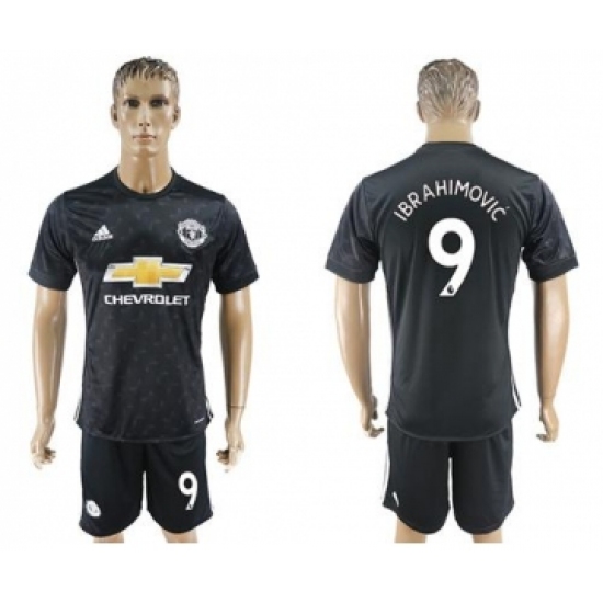 Manchester United #9 Ibrahimovic Away Soccer Club Jersey