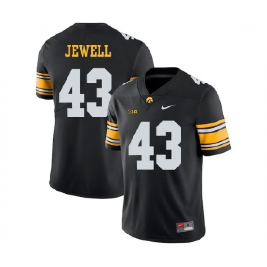 Iowa Hawkeyes 43 Josey Jewell Black College Football Jersey - Ujersey
