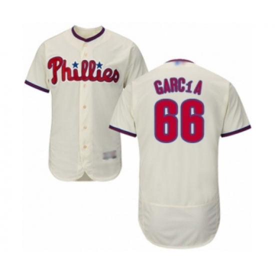 Men's Philadelphia Phillies #66 Edgar Garcia Cream Alternate Flex Base Authentic Collection Baseball Player Jersey - Ujersey