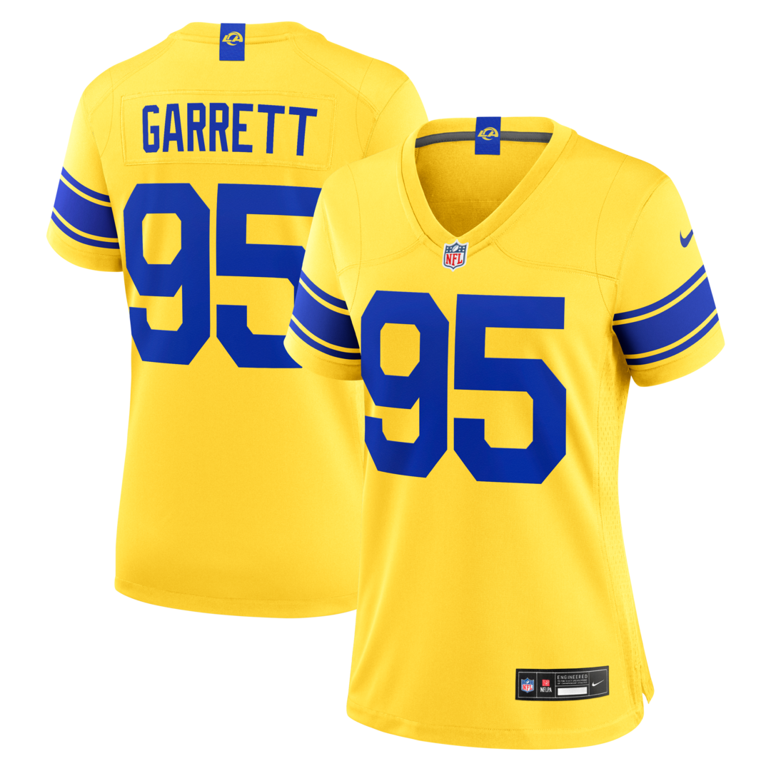 Women's Los Angeles Rams Myles Garrett Nike Classic Sol Game Jersey - Ujersey