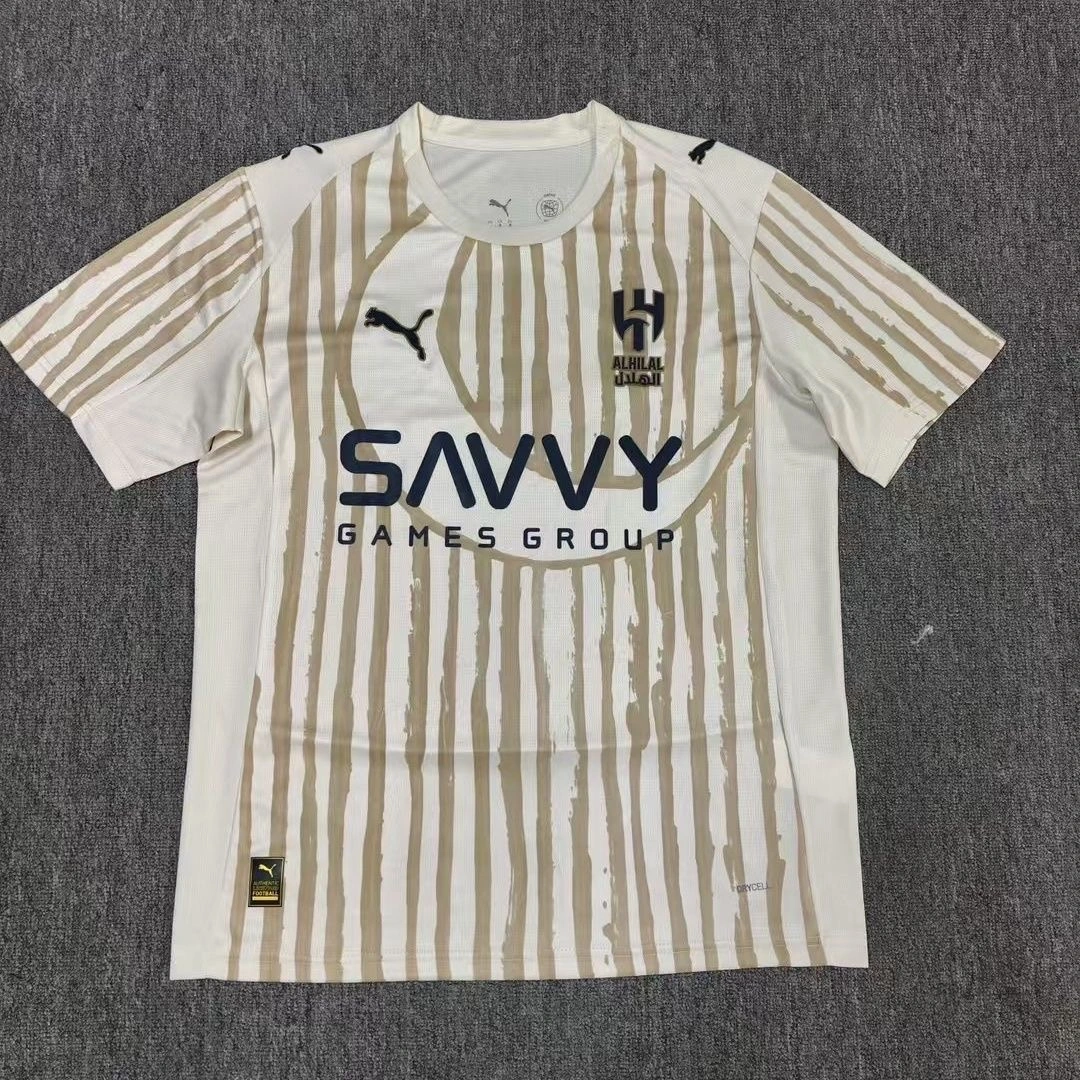 Al Hilal SFC Soccer Jersey Club World Cup Away Custom Shirt 2025 - ujerseystore