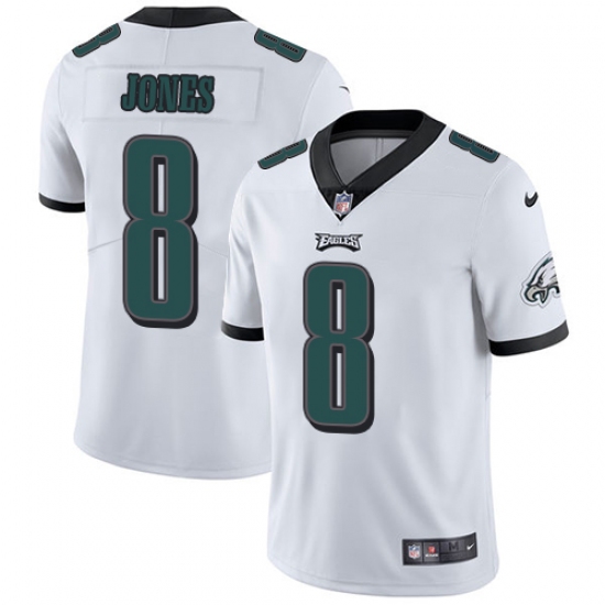 Men's Nike Philadelphia Eagles #8 Donnie Jones White Vapor Untouchable Limited Player NFL Jersey - Ujersey