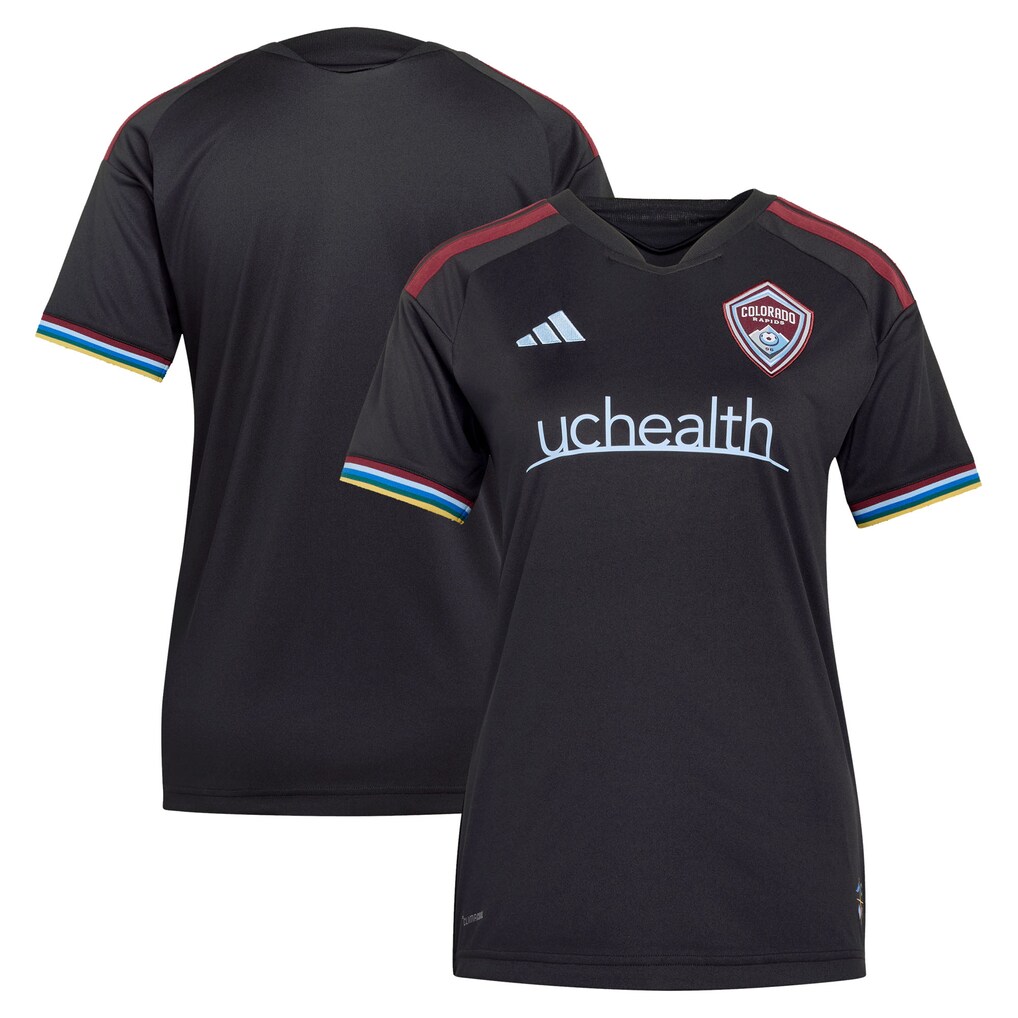 Women's Colorado Rapids adidas Black 2026 Colorful Colorado Replica Jersey - Ujersey