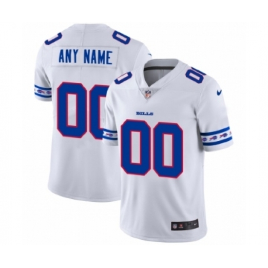 Men's Buffalo Bills Customized White Team Logo Cool Edition Jersey - Ujersey