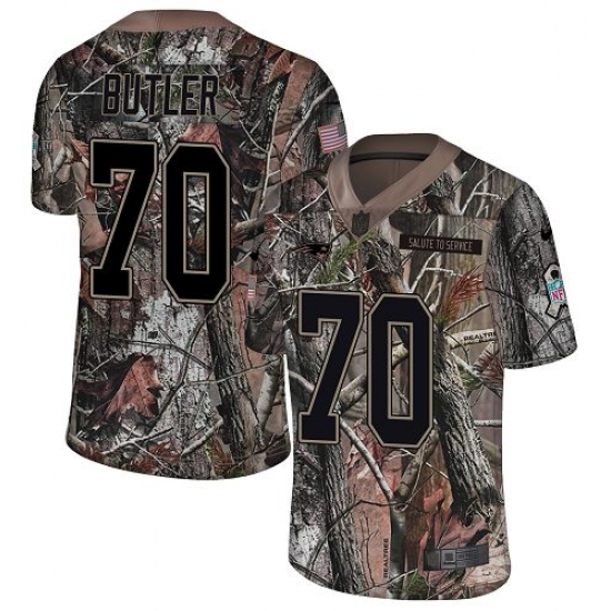 Youth Nike New England Patriots #70 Adam Butler Camo Untouchable Limited NFL Jersey - Ujersey