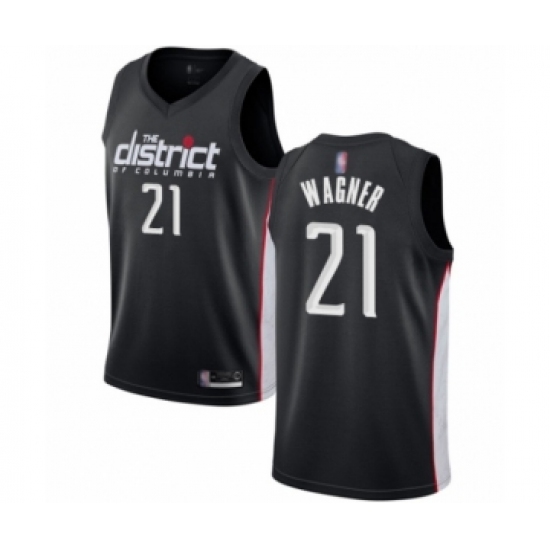 Youth Washington Wizards #21 Moritz Wagner Swingman Black Basketball Jersey - City Edition - Ujersey
