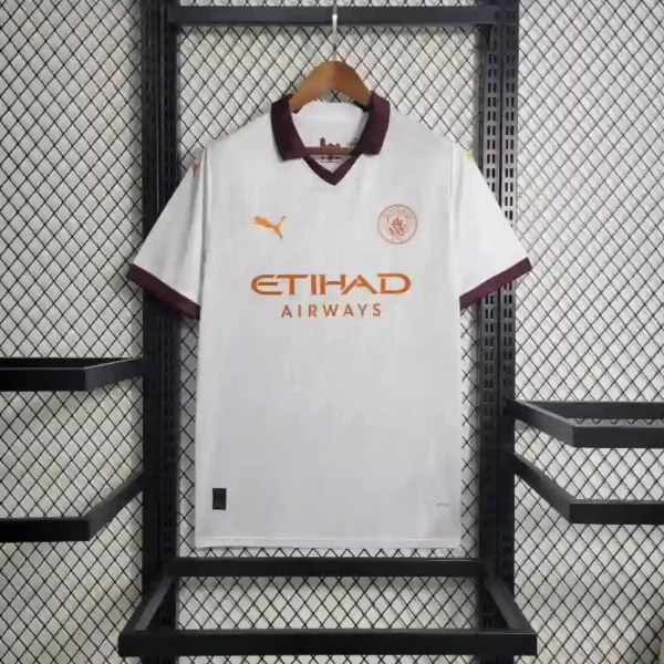Manchester City Football Jersey Away Shirt 2023/24 - Ujersey NHL