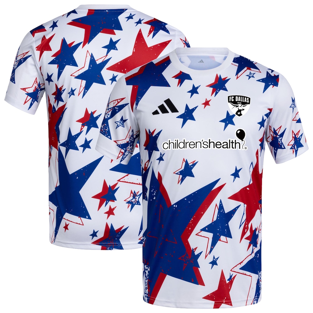 Men's FC Dallas adidas White 2026 Americana Pre-Match Jersey - Ujersey NHL