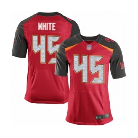 Men's Tampa Bay Buccaneers #45 Devin White Elite Red Team Color Football Jersey - Ujersey