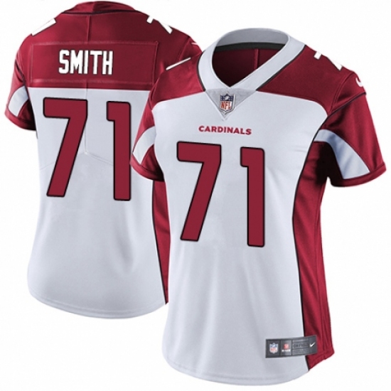 Women's Nike Arizona Cardinals #71 Andre Smith White Vapor Untouchable Limited Player NFL Jersey - Ujersey
