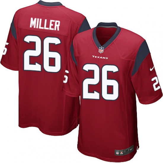 Men's Nike Houston Texans #26 Lamar Miller Game Red Alternate NFL Jersey - Ujersey