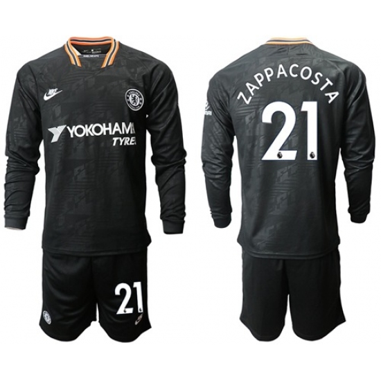 Chelsea #21 Zappa Costa Third Long Sleeves Soccer Club Jersey