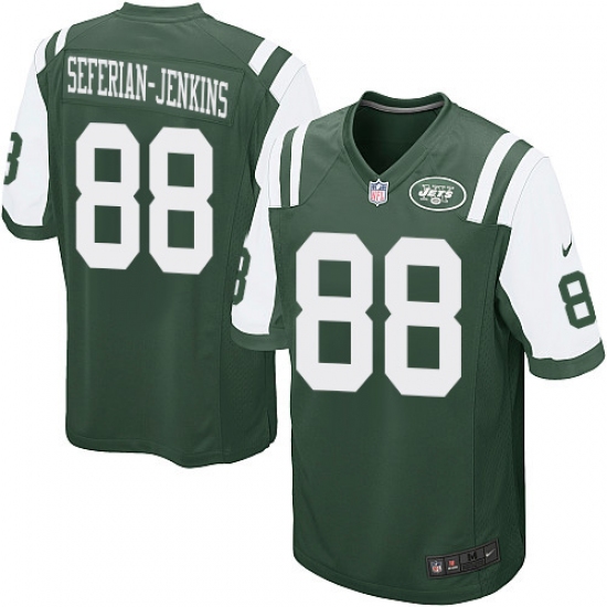 Men's Nike New York Jets #88 Austin Seferian-Jenkins Game Green Team Color NFL Jersey - Ujersey