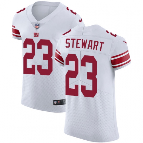 Men's Nike New York Giants #23 Jonathan Stewart White Vapor Untouchable Elite Player NFL Jersey - Ujersey