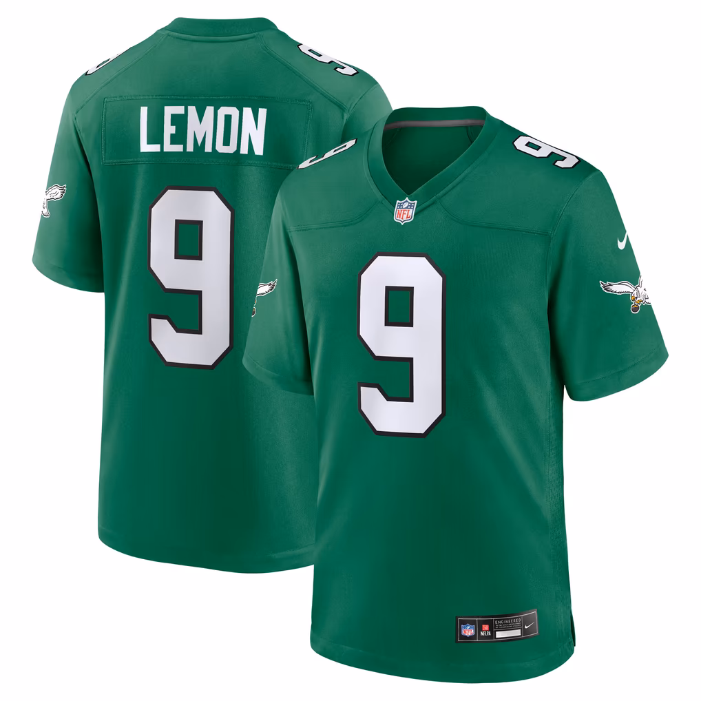 Men's Philadelphia Eagles Makai Lemon Nike Kelly Green Alternate Game Jersey