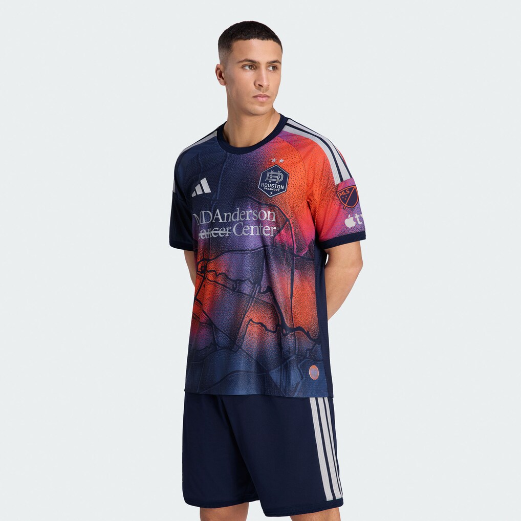 Men's Houston Dynamo FC adidas Blue 2026 Mission Control On-Field Authentic Patch Jersey - Ujersey