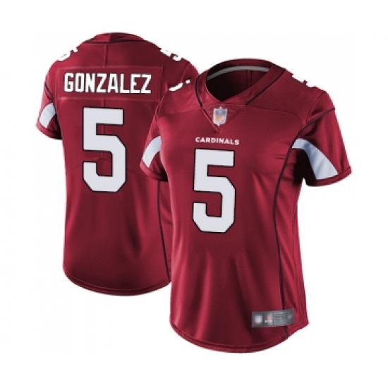 Women's Arizona Cardinals #5 Zane Gonzalez Red Team Color Vapor Untouchable Limited Player Football Jersey - Ujersey