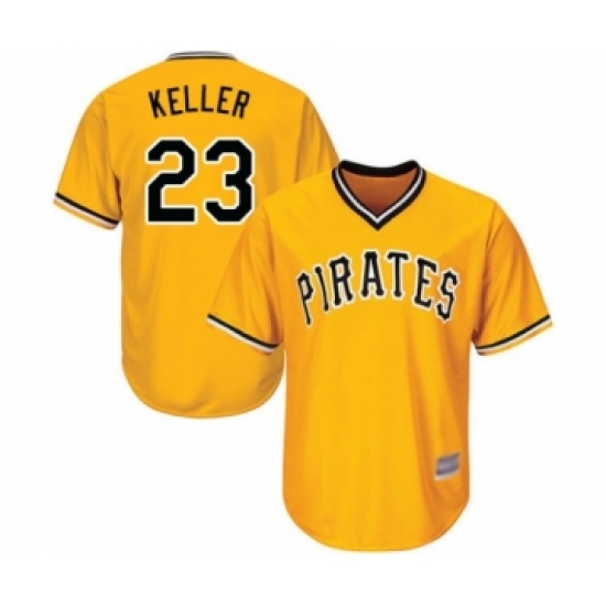 Youth Pittsburgh Pirates #23 Mitch Keller Authentic Gold Alternate Cool Base Baseball Player Jersey - Ujersey