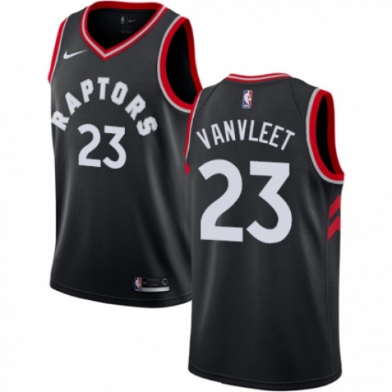 Youth Nike Toronto Raptors #23 Fred VanVleet Swingman Black NBA Jersey Statement Edition - Ujersey