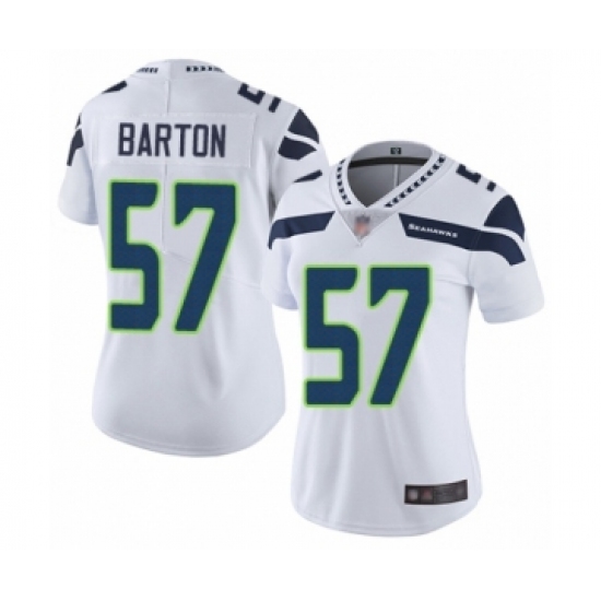 Women's Seattle Seahawks #57 Cody Barton White Vapor Untouchable Limited Player Football Jersey - Ujersey