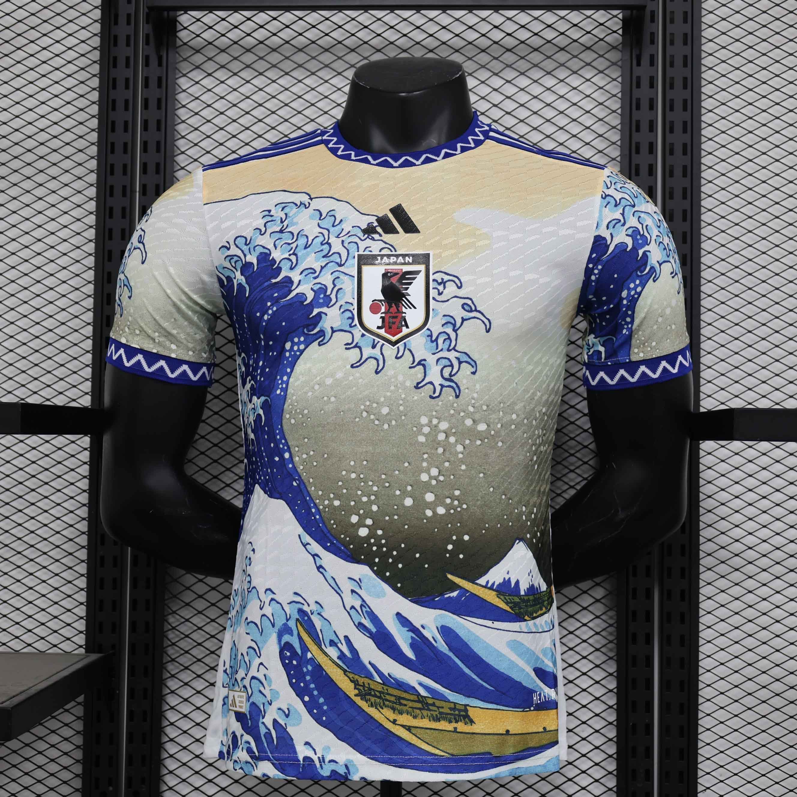 Japan Soccer Jersey Huge Waves Special Edition Shirt 2024 - U-jersey