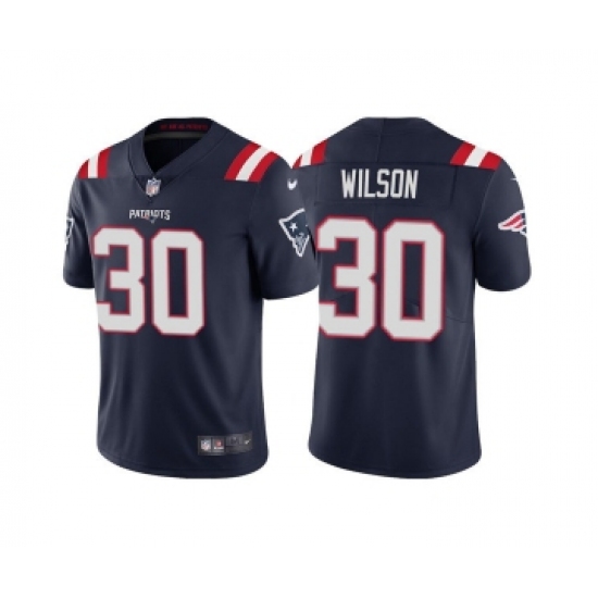 Men's New England Patriots #30 Mack Wilson Navy Vapor Untouchable Limited Stitched Jersey - Ujersey