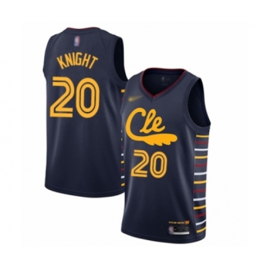 Women's Cleveland Cavaliers #20 Brandon Knight Swingman Navy Basketball Jersey - 2019 20 City Edition