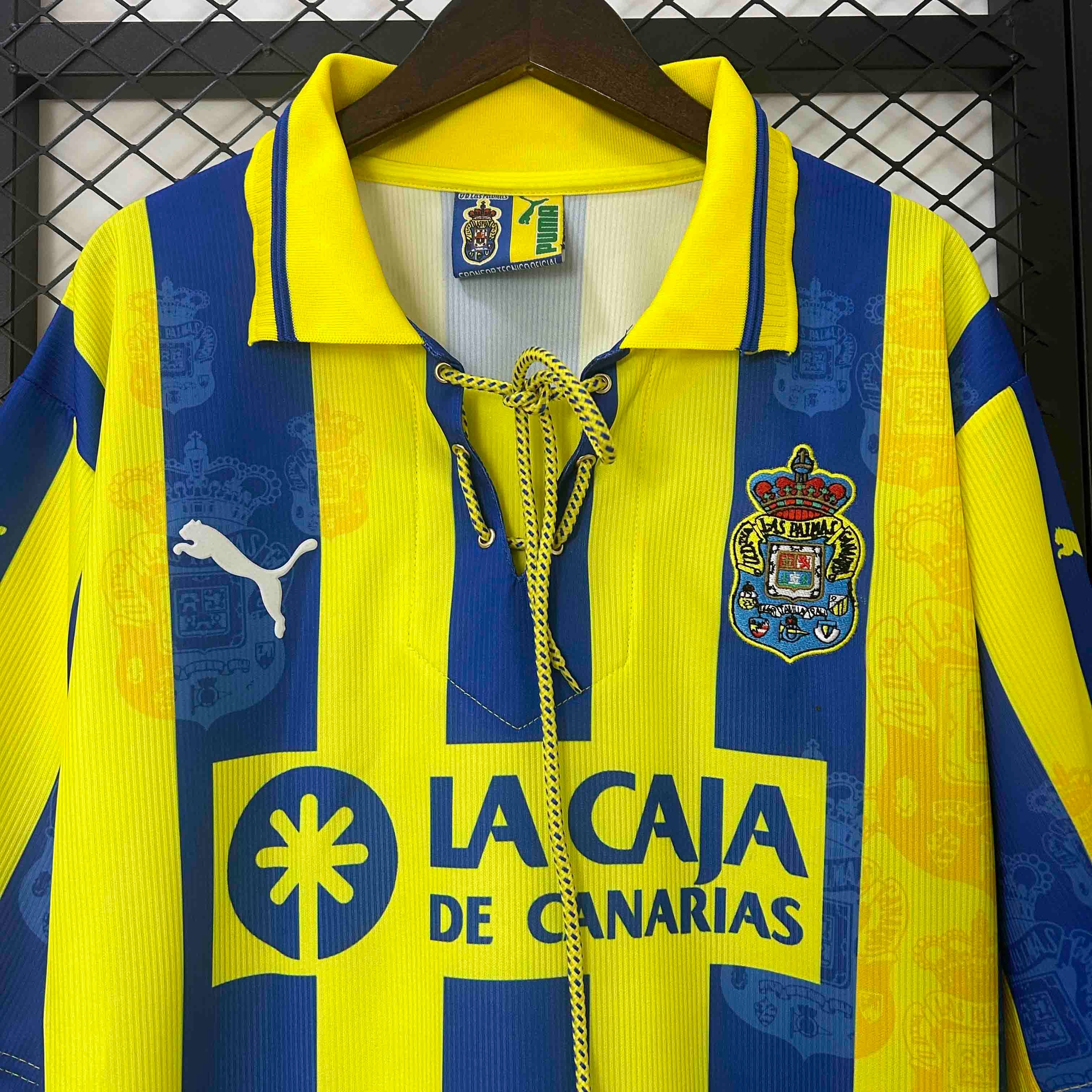 UD Las Palmas Retro Soccer Jersey Away Custom Shirt 1997/98