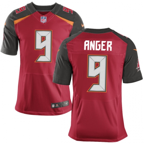 Men's Nike Tampa Bay Buccaneers #9 Bryan Anger Elite Red Team Color NFL Jersey - Ujersey