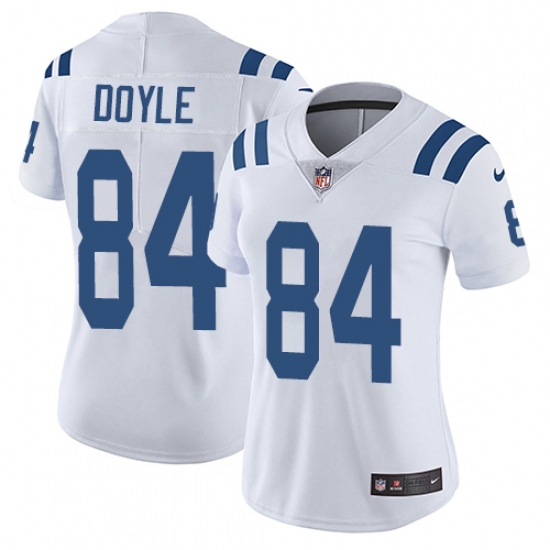 Women's Nike Indianapolis Colts #84 Jack Doyle Elite White NFL Jersey - Ujersey