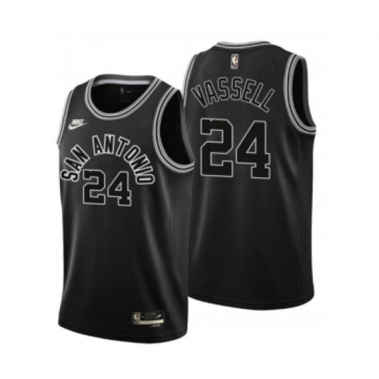 Men' San Antonio Spurs #24 Devin Vassell Black Stitched Nike Jersey - Ujersey