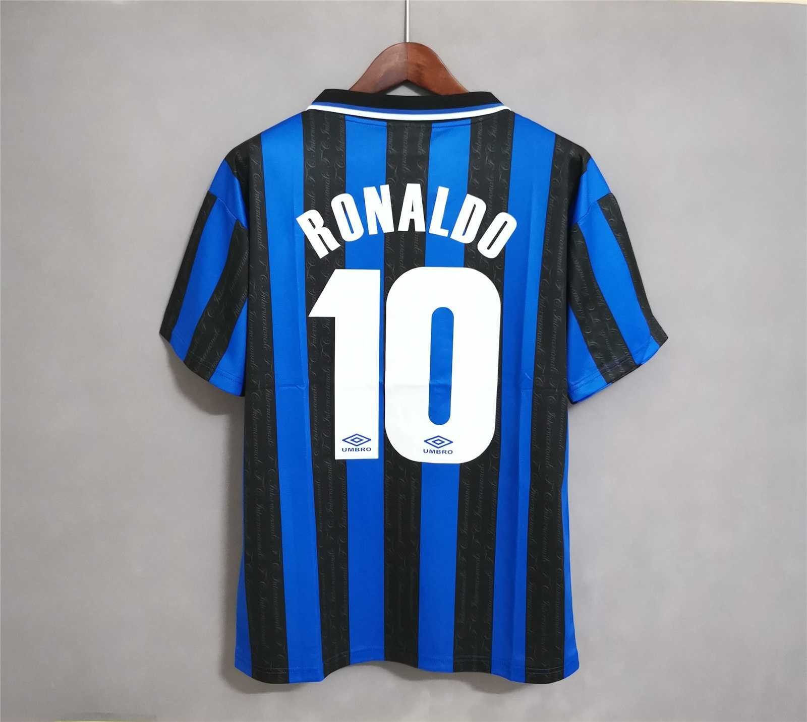 Inter Milan Jersey Custom Home Soccer Jersey 1997/98 - ujerseystore