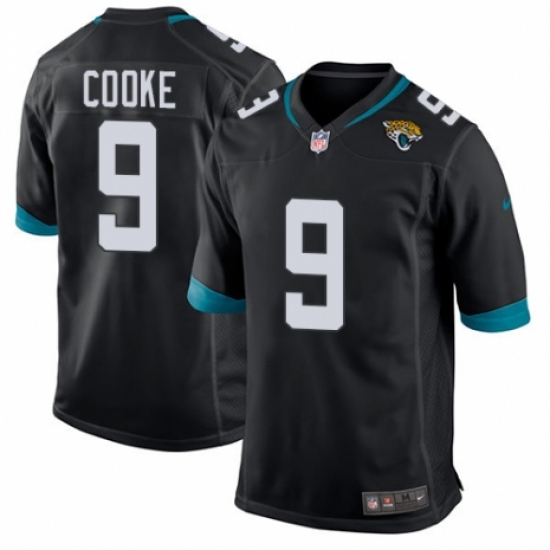 Men's Nike Jacksonville Jaguars #9 Logan Cooke Game Teal Green Team Color NFL Jersey - Ujersey