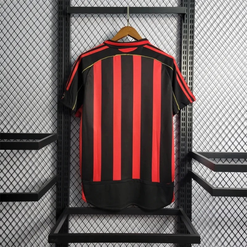 AC Milan Retro Soccer Jersey Home Custom Shirt 2006/07 - ujerseystore