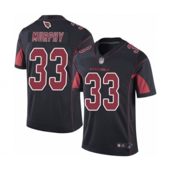 Men's Arizona Cardinals #33 Byron Murphy Limited Black Rush Vapor Untouchable Football Jersey - Ujersey