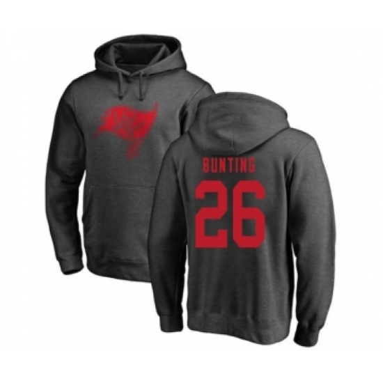 Football Tampa Bay Buccaneers #26 Sean Bunting Ash One Color Pullover Hoodie