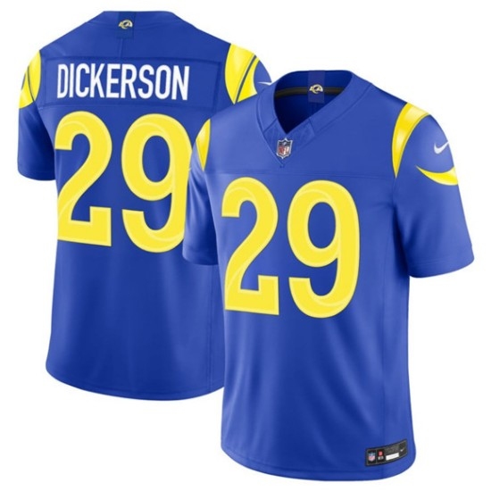Men's Los Angeles Rams #29 Eric Dickerson Royal 2026 F.U.S.E. Vapor Limited Football Stitched Jersey - Ujersey