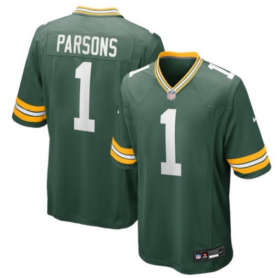 Women's Green Bay Packers Micah Parsons #1 Green Nike F U S E Stitched NFL Jersey - Ujersey