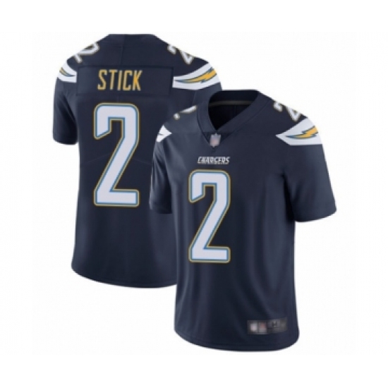 Youth Los Angeles Chargers #2 Easton Stick Navy Blue Team Color Vapor Untouchable Limited Player Football Jersey - Ujersey