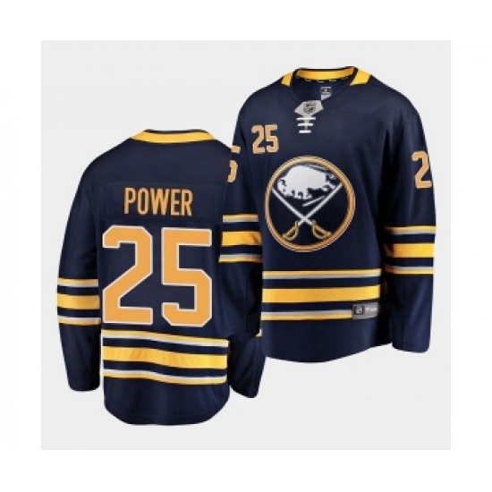 Men's Buffalo Sabres #25 Owen Power Navy Stitched Jersey - Ujersey
