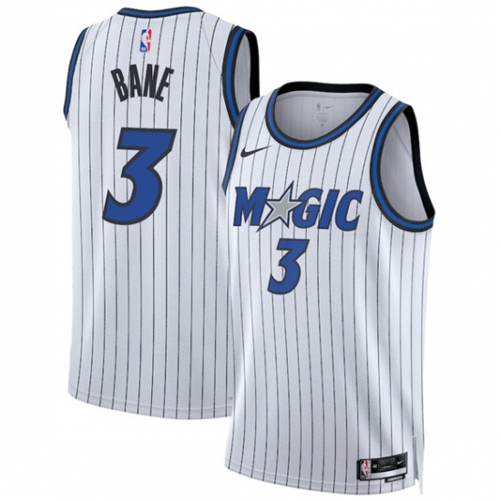 Men's Orlando Magic #3 Desmond Bane White 2025 Association Edition Stitched Basketball Jersey - Ujersey