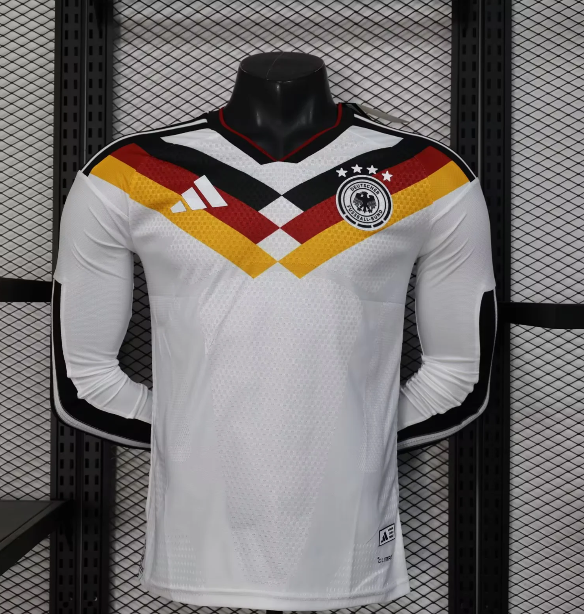 Germany Home Long-Sleeve Football Jersey 2026 - Ujersey NHL