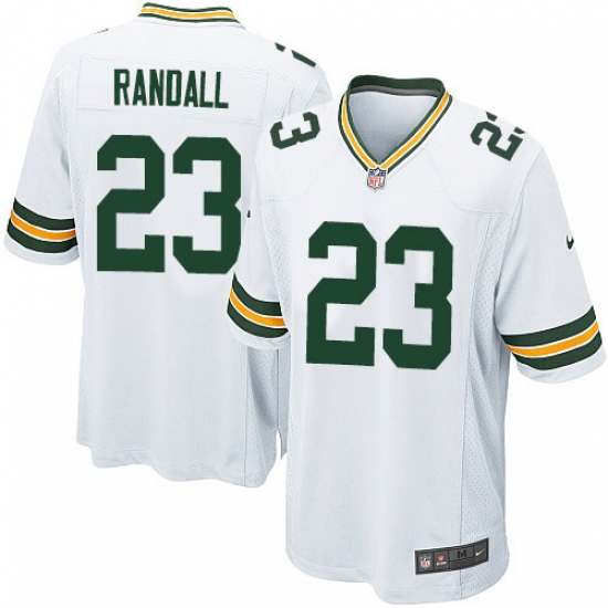 Men's Nike Green Bay Packers #23 Damarious Randall Game White NFL Jersey - Ujersey