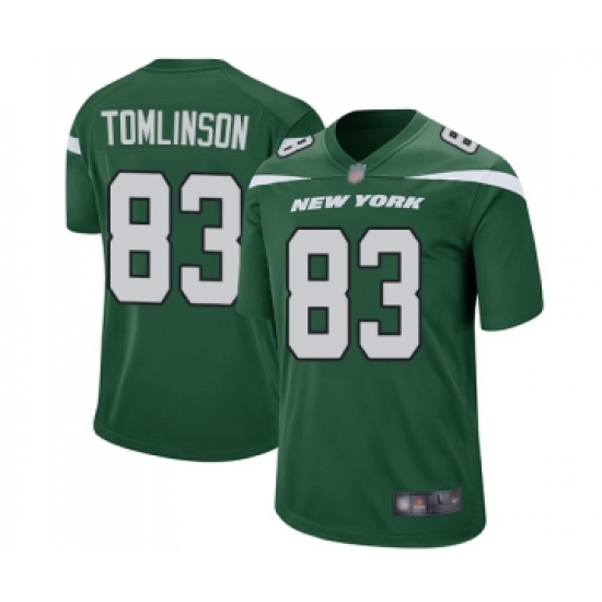 Men's New York Jets #83 Eric Tomlinson Game Green Team Color Football Jersey - Ujersey